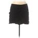 Gap Denim Mini Skirt Mini: Black Print Bottoms - Women's Size 10