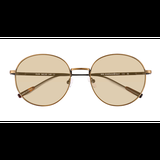 Unisex s round Bronze Metal Prescription sunglasses - Eyebuydirect s Olin
