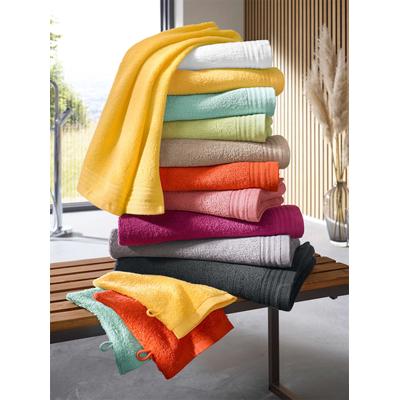 Handtuch WÄSCHEPUR, orange, 5-teiliges Sparset, 5 St., 100% Baumwolle, Handtücher (Packung) Image
