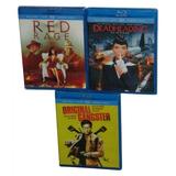 Deadheading Evil On A Plane / Red Rage / Original Gangster Blu-Ray DVD Lot - (3 DVDs)