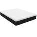 Slumber Solutions 12-inch Hybrid Mattress King Cooling Memory Foam Mattress CertiPUR-US - White