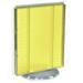 Azar 700500-YEL Pegboard Counter Display Yellow Translucent Pegboard