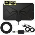 3600 Miles 4K Digital Indoor TV Antenna with Signal Amplifier DVB-T HD TV Digital Antenna for More Channels