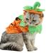 Pet costume Pet Halloween Pumpkin Festival Halloween costume Pumpkin suit