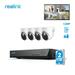 REOLINK 8CH 12MP PoE Security Camera System 4pcs H.265 Surveillance IP Cameras Wired in 12 Megapixel UHD Person Vehicle Pet Detection Spotlight Color Night Vision 8CH NVR with 2TB HDD