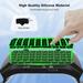 Honrane Gaming Keyboard with Green Backlight Backlit Gaming Keyboard for A Immersive Gaming Experience Wireless Backlit Gaming for Ps5 for Comfortable