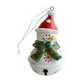 KIHOUT Fire Sale Santa Claus Snowman Bell Pendant Iron Bell Decoration Christmas Tree Pendant Decoration