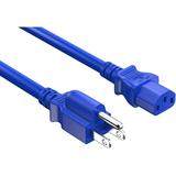 Cable Leader 18 AWG Universal Power Cord (IEC320 C13 to NEMA 5-15P) Color UL Listed (4 Foot (1 Pack) Blue)