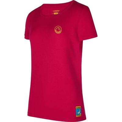 LA SPORTIVA Damen Shirt Climbing on the Moon T-Shirt W, Größe S in Pink