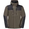 JACK WOLFSKIN Herren Doppeljacke JASPER 3IN1 JKT M, Größe XXL in Grau