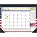 Monthly Seasonal Desk Pad Calendar Academic 22 x 17 Inches July - June (HOD1395-21)