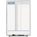 Vertical Matrix Employee Tracking Board 11 X 16 Aluminum Frame Sold As 1 Each