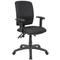 Boss B3036Bk MultiFunction Fabric Task Chair With Adjustable Arms