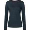 Super.Natural Damen The Essential Logo Longsleeve (Größe S, blau)