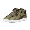 Sneaker PUMA "Smash 3.0 Mid WTR Sneakers Erwachsene", Gr. 40, grün (olive drab schwarz, weiß grün), Obermaterial: Synthetik, Leder; Futter: Textil; Innensohle: Textil; Laufsohle: Gummi, Schuhe