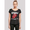 T-Shirt F4NT4STIC "The Rolling Stones Rock Band US Tour '78 Front" Gr. S, schwarz Damen Shirts Jersey