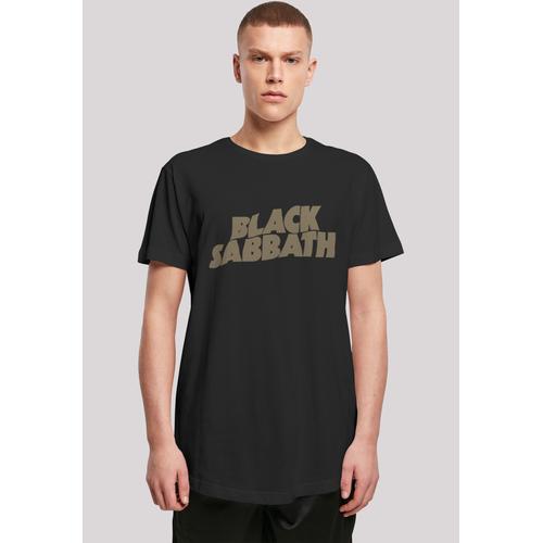 „T-Shirt F4NT4STIC „“Black Sabbath Metal Band US Tour 1978 Black Zip““ Gr. L, schwarz Herren Shirts T-Shirts Print“