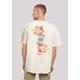T-Shirt F4NT4STIC "Aloha", Herren, Gr. 4XL, beige (sand), Obermaterial: 100% Baumwolle, casual, oversize, Rundhals, Kurzarm ohne Bündchen, Shirts, Print