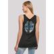 T-Shirt F4NT4STIC "Skelett Hände Schmetterling" Gr. XL, schwarz Damen Shirts Jersey