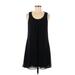 My Michelle Casual Dress - A-Line Scoop Neck Sleeveless: Black Print Dresses - Women's Size Medium