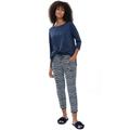 Schlafanzug MEY Gr. XS, blau (new blue) Damen Homewear-Sets Pyjamas