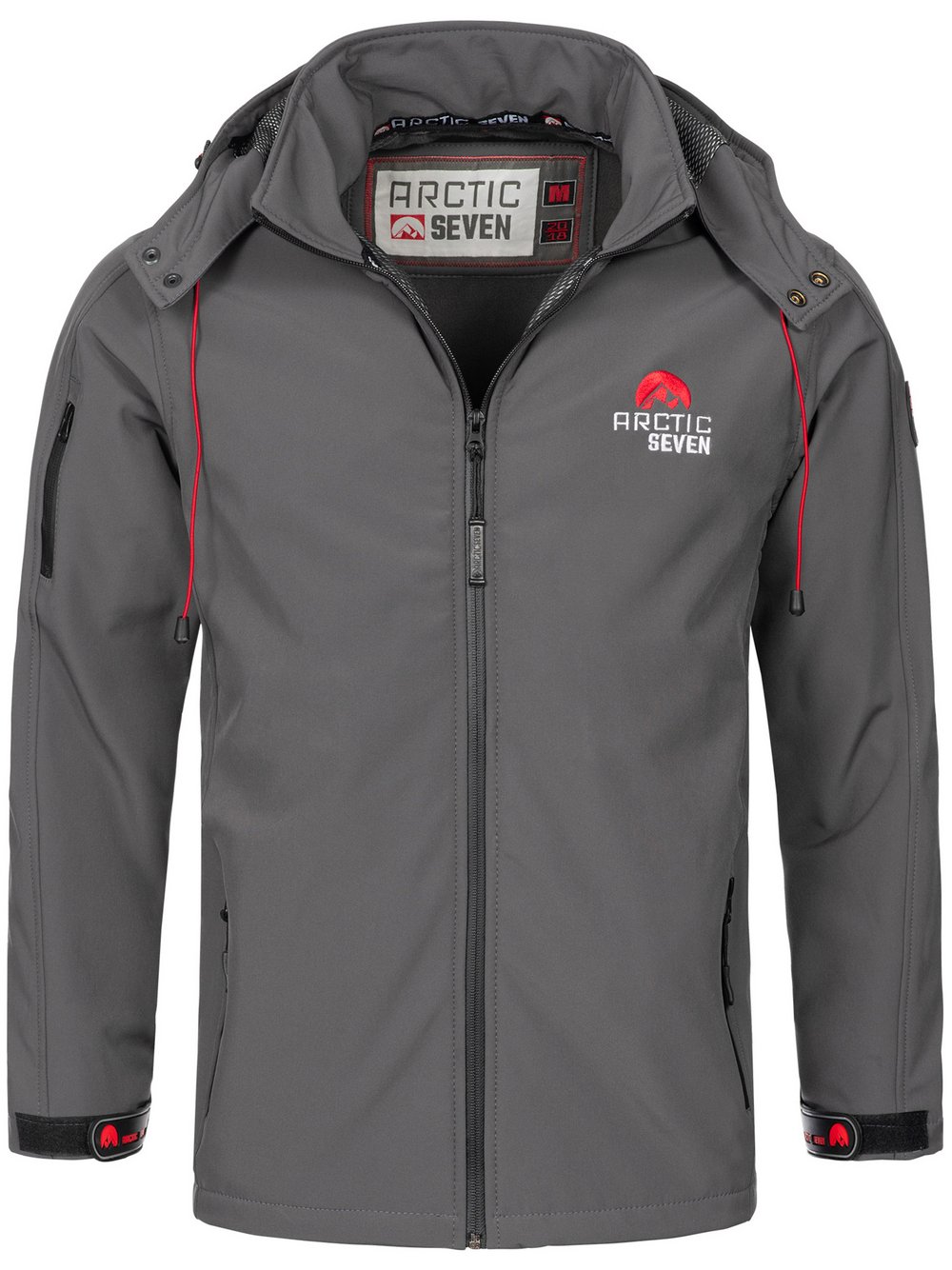 Arctic Seven Softshelljacke Herren grau, XL Image