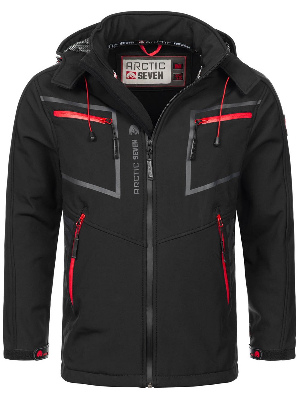 Arctic Seven Softshelljacke Herren schwarz, XL Image