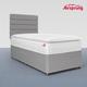 Airsprung Single Pocket 1500 Memory Pillowtop Mattress With Silver Divan