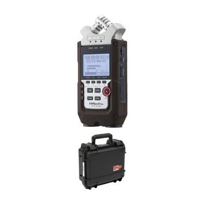 Zoom H4n Pro 4-Track Recorder Kit with Custom B&H 50th Anniversary Case H4N PRO BROWN