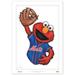 Elmo New York Mets 14" x 20" Sesame Street Limited Edition Fine Art Print