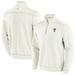 Men's Tommy Bahama Cream Texas Tech Red Raiders Tobago Bay Half-Zip Tri-Blend Top