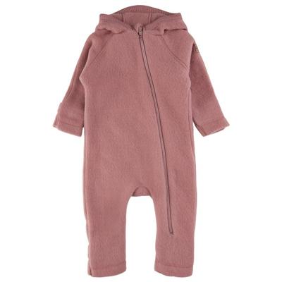 Mikk-Line - Wool Baby Suit with Ears - Overall Gr 104 rosa