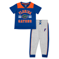 Toddler Colosseum Royal/Heather Gray Florida Gators Ka-Boot-It Jersey & Pants Set