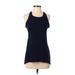 Athleta Active Tank Top: Blue Activewear - Women's Size Small