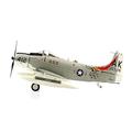 MUZIZY copy airplane model 1/72 For Us A-1H Fighter Model USS Intrepid Alloy Die-cast Aircraft Model Military Aircraft Model Collection