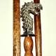 Sabri Home Gifts ANTIQUE BRASS DRAGON HEAD HANDLE WOOD WALKING STICK CANE VINTAGE STYLE