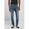 Bequeme Jeans SOUTHPOLE "Southpole Herren Stretch Signature Denim", Herren, Gr. 38/32, Länge 32, blau (midsand blau), 73% Baumwolle, 25% Polyester, 2% Elasthan, casual, Jeans