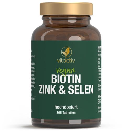 Biotin Zink & Selen Tabletten 365 St