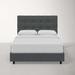 AllModern Abram Upholstered Standard Bed Upholstered, Wood in Brown | California King | Wayfair 88F2983C724F4356A2E4F249B6F3FFFD