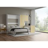 Hokku Designs Andriesse Storage Bed Wood in Brown | 81.5 H x 106.54 W x 18.03 D in | Wayfair 268C0842C04A4BC0BE4817F3BF6CD9E6