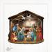 The Holiday Aisle® Korzep Nativity Scene Christmas Wooden Door Hanger Wood in Brown | 24 H x 18 W x 1 D in | Wayfair