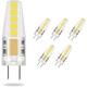 5X G4 led Bulb 3W Cool White, 3W led Equivalent 23W Halogen Bulb, 36mm x 9mm Closer to Traditional Size, 6,000K, ac/dc 12V