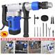 Day Plus - Electric Demolition Jack Hammer Concrete Drill Breaker Kit Jackhammer Breakers