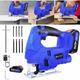 21V Electric Jigsaw Compact Cutting Cordless Power Tool with led Laser & Battery
