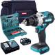 Makita DHP486Z 18V Brushless Combi Drill with 1 x 5.0Ah Battery + Charger + 100 Accessories & Tool Bag:18V