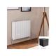 Astute Double Designer Central Heating Radiator - 600mm x 936mm - Anthracite - Anthracite - Vogue