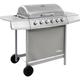 Gas bbq Grill with 6 Burners Silver (fr/be/it/uk/nl only) FF48555UK