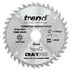 CSB/1940 Craft Pro 190mm 30mm Bore 40T 2.6K Fine Cut Circular Saw Blade - Trend