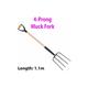 Heavy Duty 1100mm Muck 4 Prong Fork myd Handle Digging Plant Garden Landscape