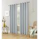 Héloise - 100% Blackout Curtain, Faux Linen Thermal Insulated Cold Weather Curtains, Soft Wrinkle-Resistant Fabric Good Dye, Modern Living Room